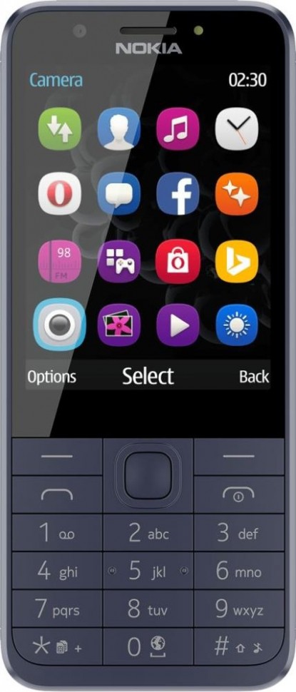 Мобильный телефон 230 DUAL SIM BLUE 16PCML01A02 NOKIA
