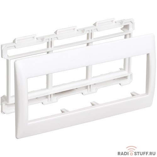 Iek (CKK-40D-RSU6-060-K01) Рамка и суппорт для К.К. "Праймер" на 6 модулей, 60 мм