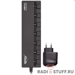 HUB GR-388UAB Ginzzu USB 3.0/2.0 7 port + adapter