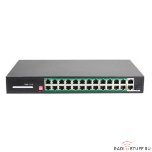 Just JT-H1024WD Неуправляемый 26 портовый PoE коммутатор в металлическом корпусе