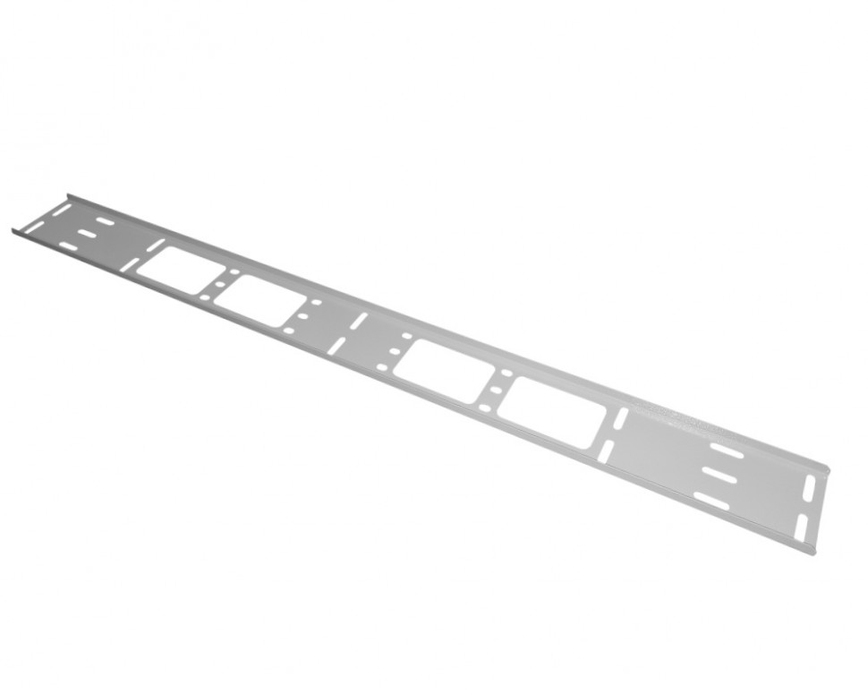 Кабельный органайзер 19", 18U, металлический, вертикального типа, 75 мм, серый "М"